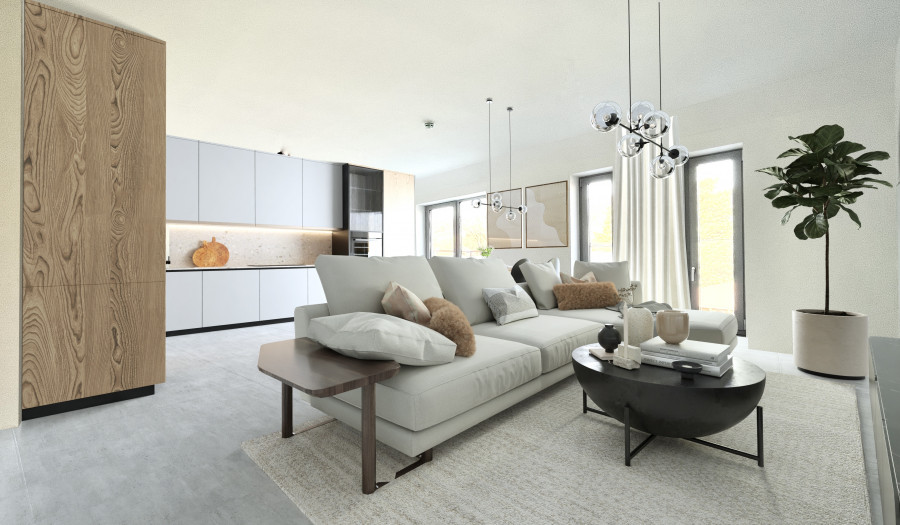 BOSEN | 4 izb.mezonetový byt vo výnimočnom projekte, dve kúpelne, Svätý Jur, Hergottova, 117 m2